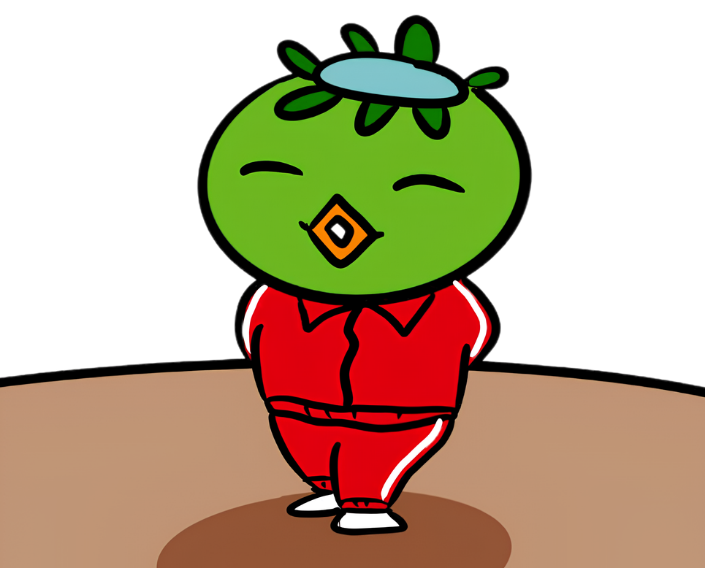 Kapo in a red tracksuit standing in a training ring